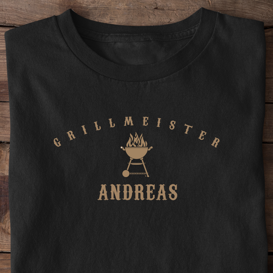 Grillmeister, personalisiertes Shirt