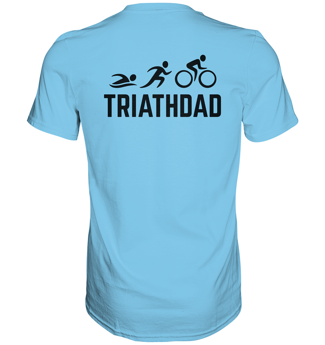 Triathdad, auf Wunsch mit Namen oder Datum, versch. Farben - Premium Shirt