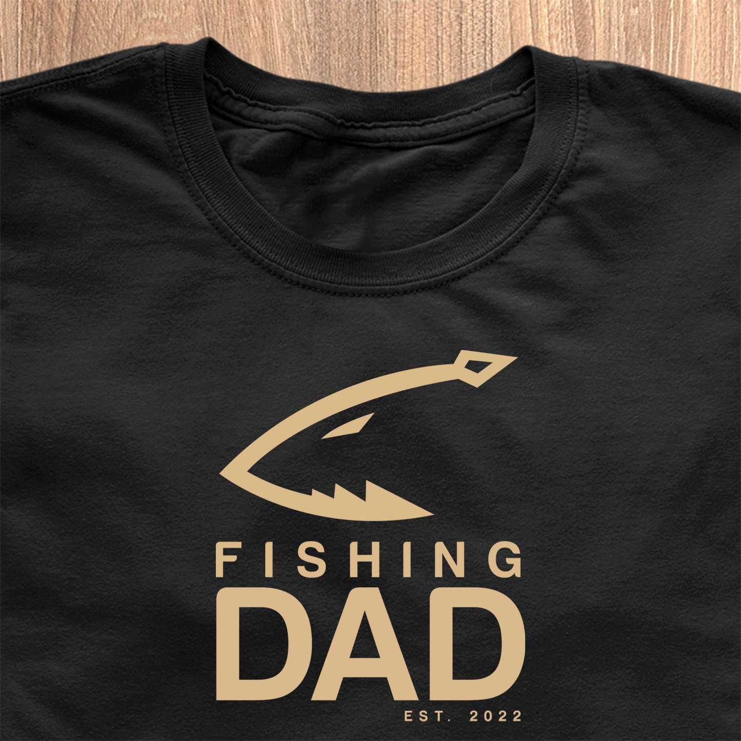 Fishing Dad T-Shirt - Date Personalised